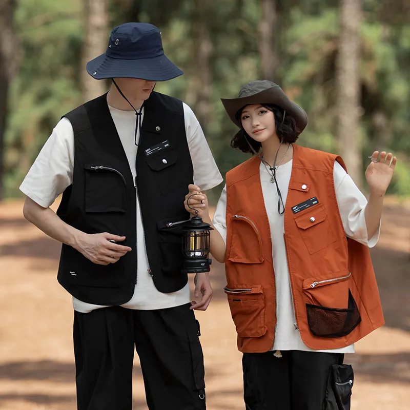 MEIPIN TANG Vests Unisex-7
