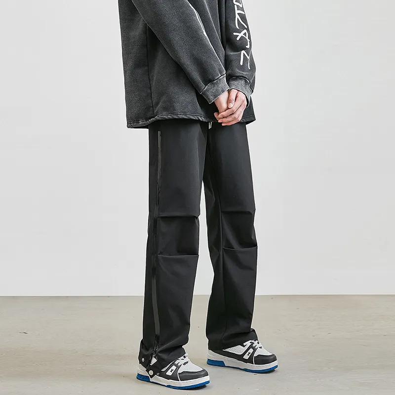MEIPIN TANG Cargo Pants Unisex Black-2
