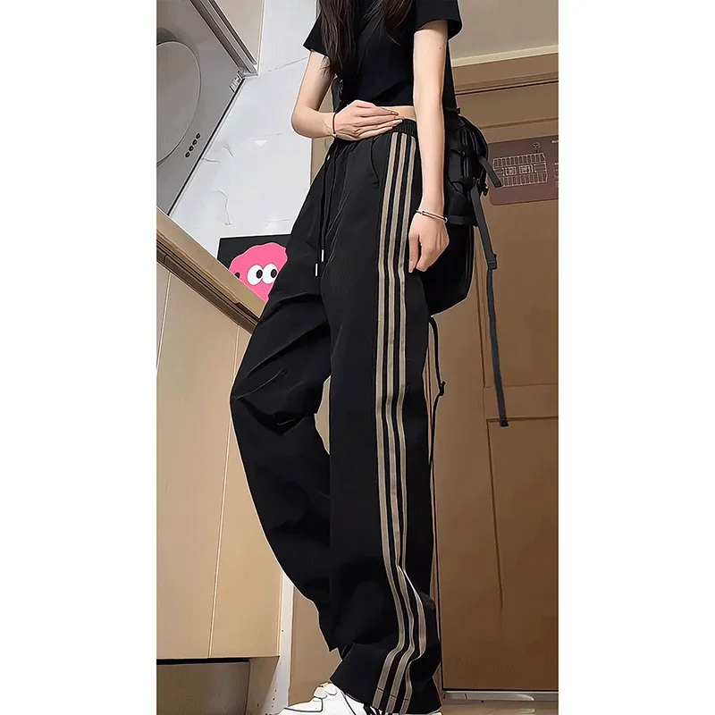 NOWSTIME Casual Pants Unisex Ink Black-3