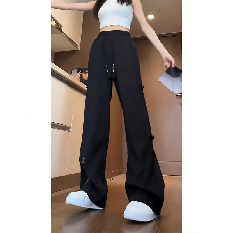 NOWSTIME Casual Pants Unisex Ink Black-3