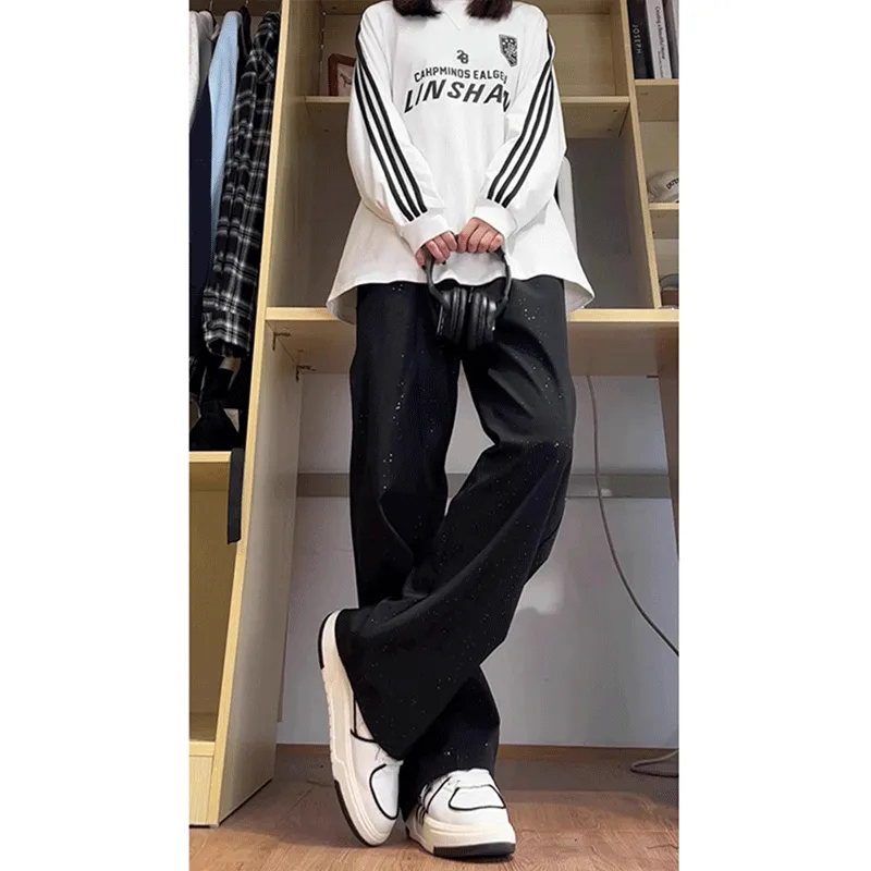 NOWSTIME Casual Pants Unisex Extreme Night Black-2