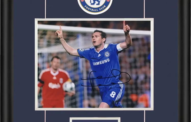Three For Chelsea FC Photo SA Certificate Framed Unisex-1