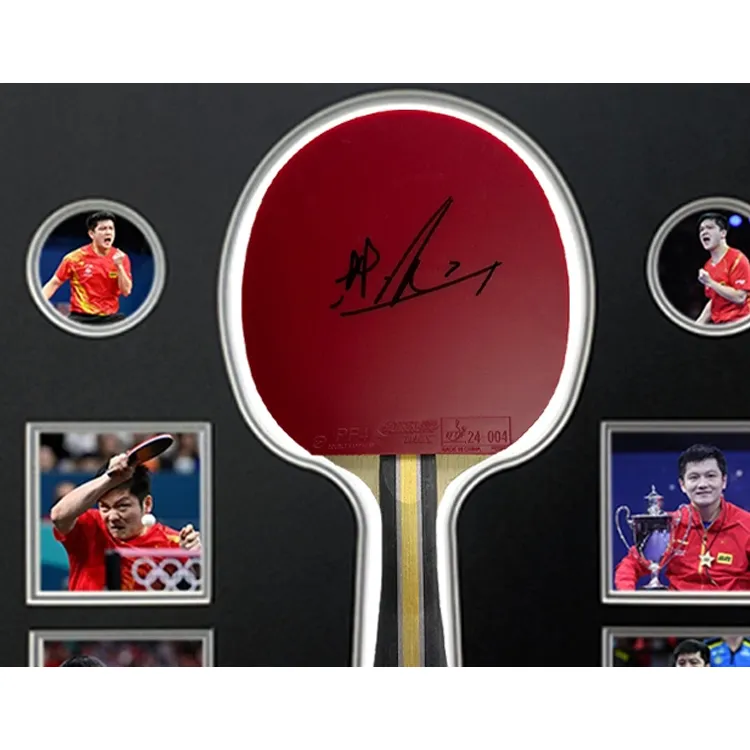 Three For Table Tennis Souvenirs Laser Engraving There Is A Frame Unisex Black Red-1