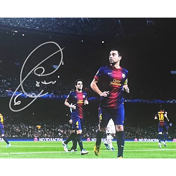 Three For Merch Collection Harvey Barça Era Soccer Player Includes SA Certificate Personalized Autograph Photo Framed-4
