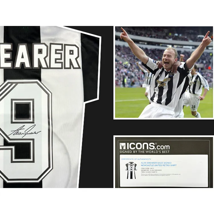Three For Newcastle United Jersey Outer Frame Approx. 72x98cm Unisex-2