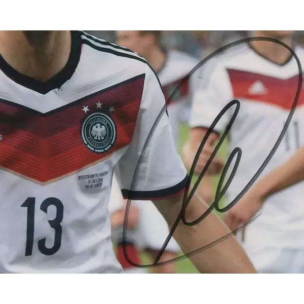 Three For Thomas Müller, Autographed Photo, Includes Certificate And Framed-4