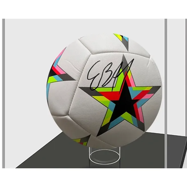 Three For 22-23 UEFA Champions League Soccer Madman Erling Haaland Hand-Signed Soccer Size 5 Ball With SA Certificate-4