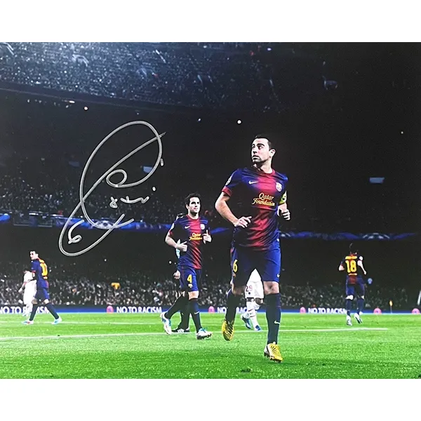 Three For Merch Collection Harvey Barça Era Soccer Player Includes SA Certificate Personalized Autograph Photo Framed-3