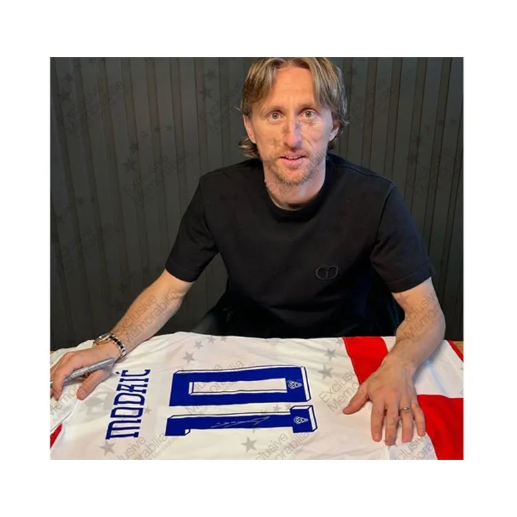 Three For Croatia National Team Jersey Exquisite Mounting, Outer Frame Approx. 65x85cm-3