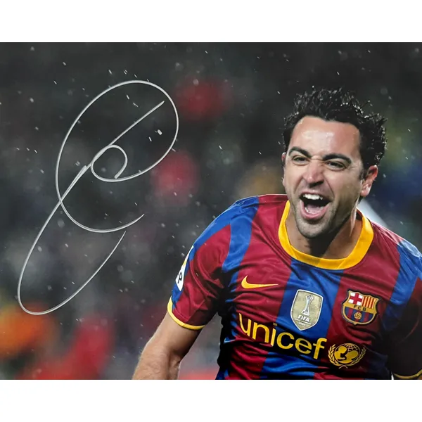 Three For Harvey Hand-Signed Barcelona Classic Photo Included EM Certificate With Ultra-Mounted Framing-1