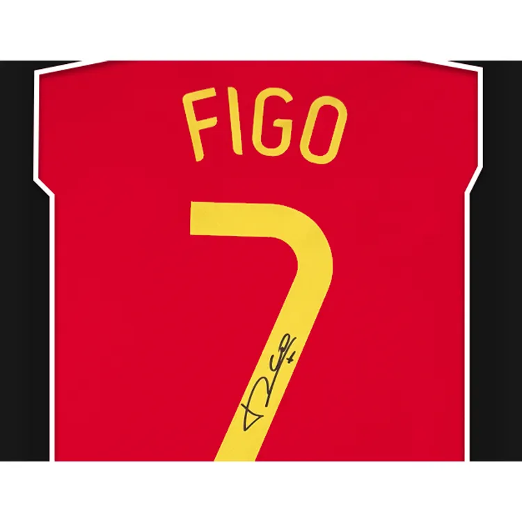 Three For Portugal National Team Jersey Exquisite Mounting, Outer Frame Approx. 65x85cm-1