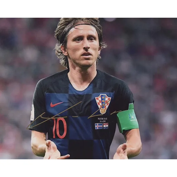 Three For Collection Luka Modrić Personal Signature Framed Photo Included SA Certificate Croatia National Team-3