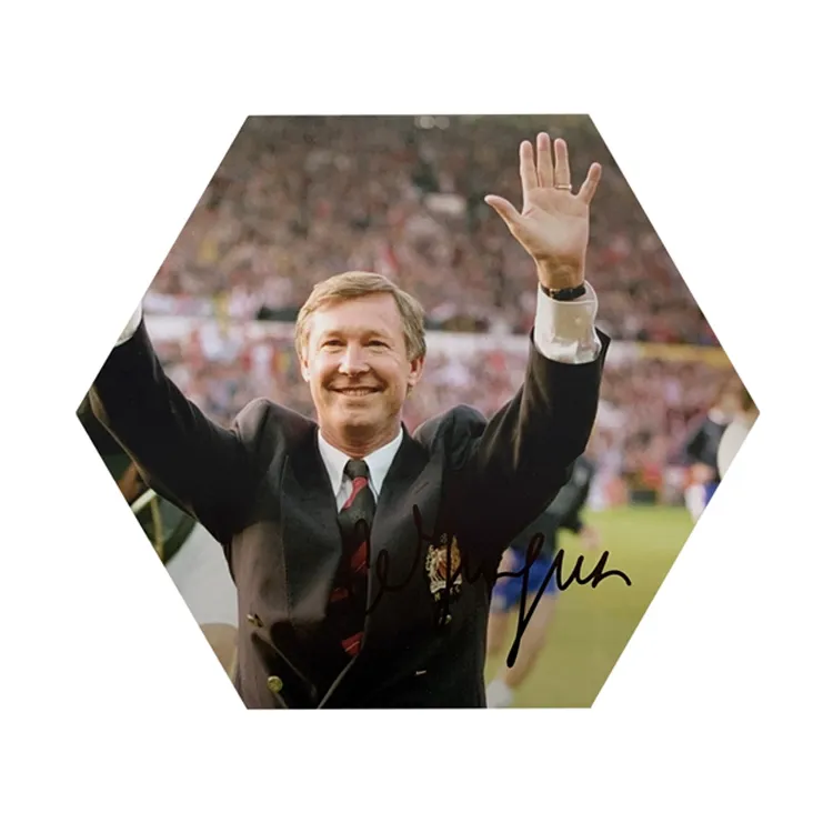 Three For Early Manchester United Fransesque Collector's Level Photo Includes SA Certificate Framed-2
