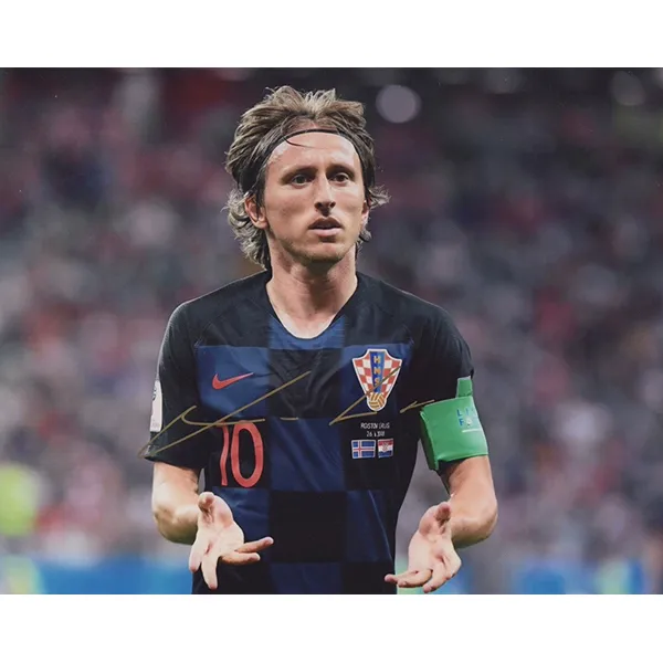 Three For Collection Luka Modrić Personal Signature Framed Photo Included SA Certificate Croatia National Team-2