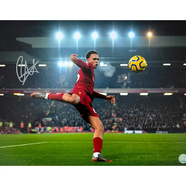 Three For Arnold, Perfect Liverpool Attack, Autographed Photo With EM Certificate, Ultra Premium Framing-1