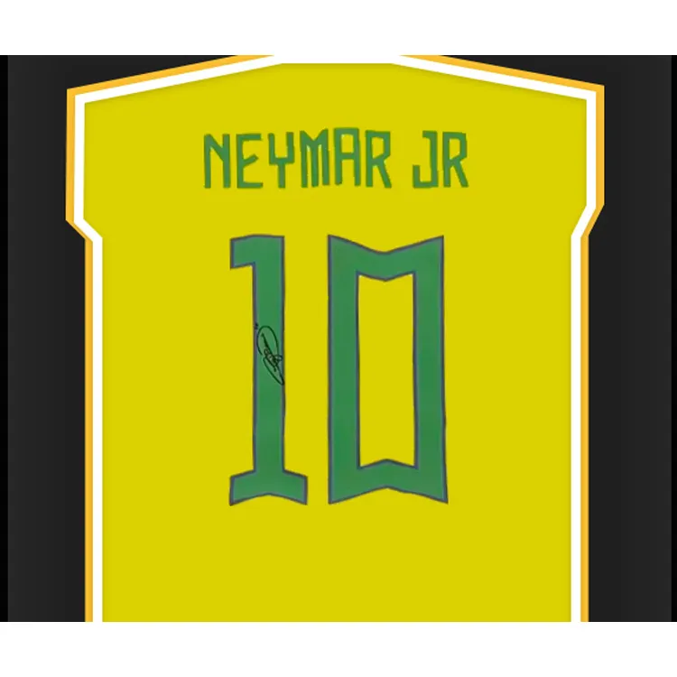 Three For Brazil National Team Jersey EM Certificate Framed Outer Frame Approximately 65x85cm Unisex-1