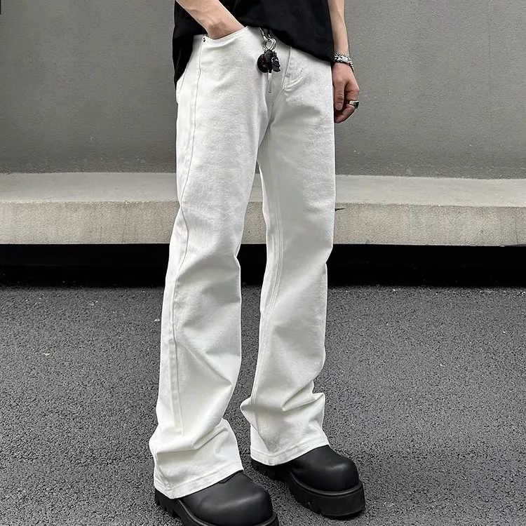 NOOING Jeans Unisex White-4