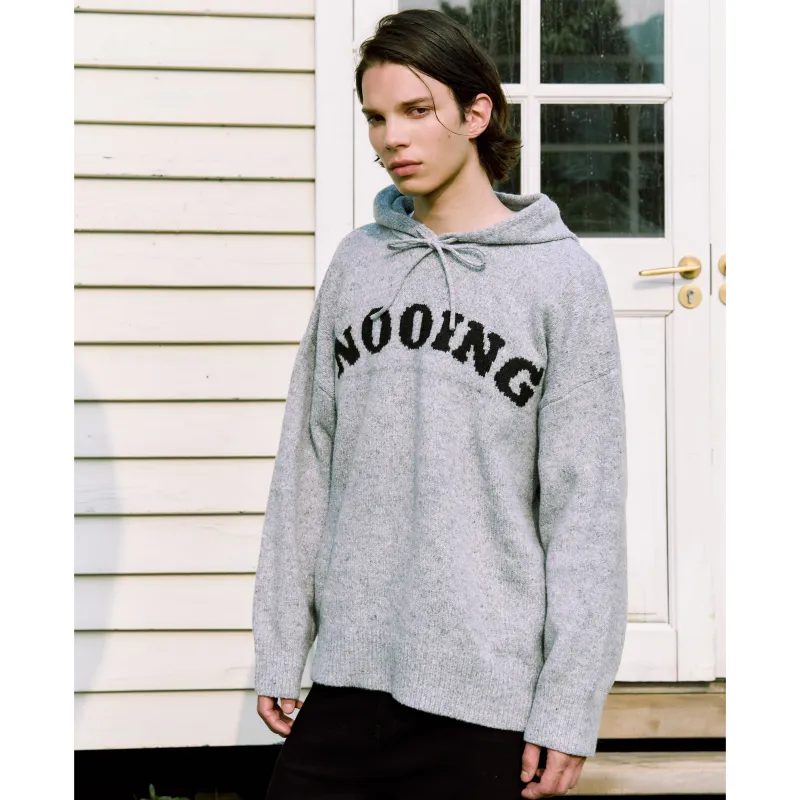 NOOING Knitwear Unisex Gray-3