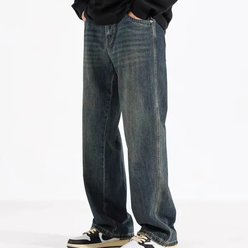 NOOING Jeans Unisex Blue-3