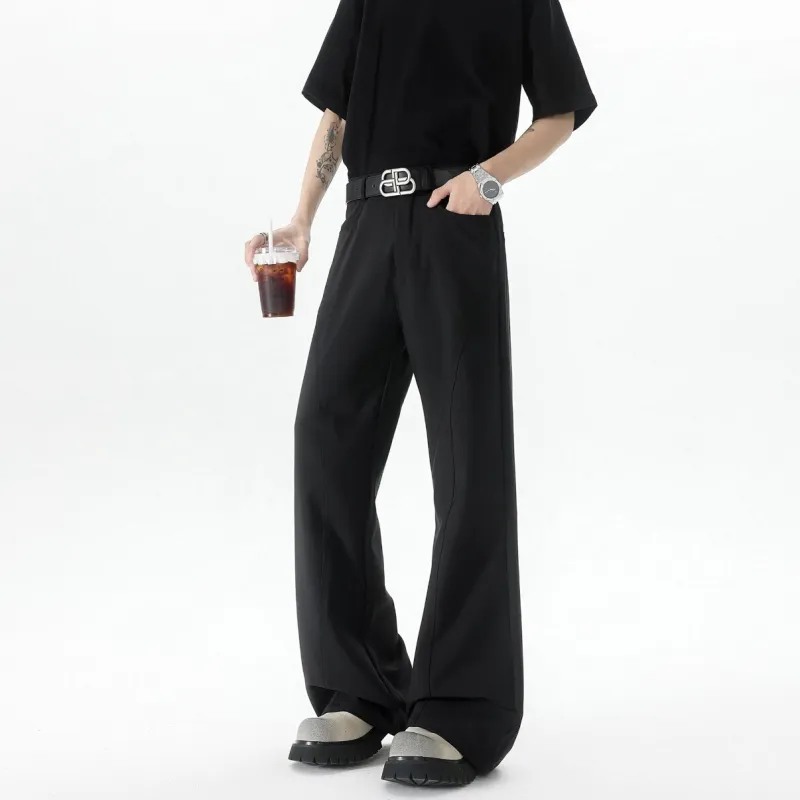 NOOING Suit Trousers Unisex Black-5