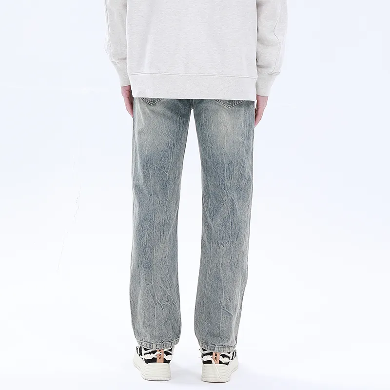 NOOING Jeans Unisex Yellow Mud-6