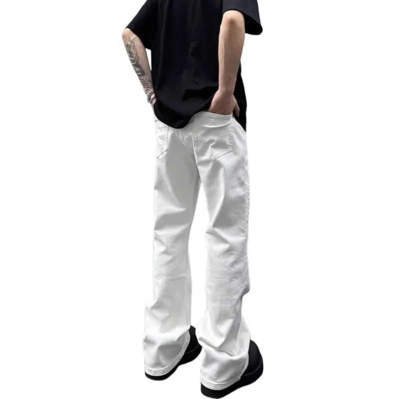 NOOING Jeans Unisex White-1