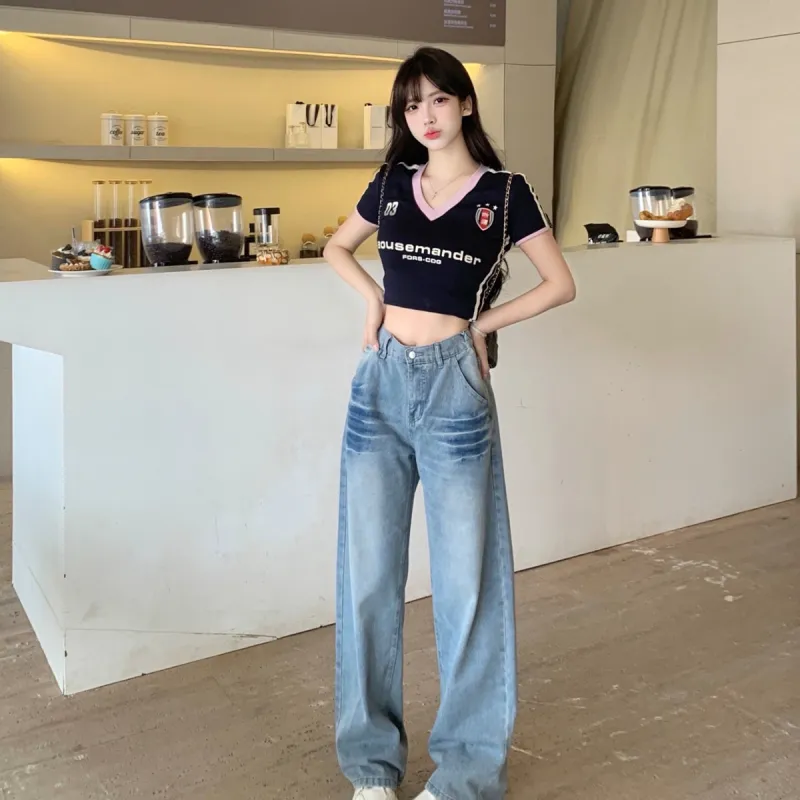 NOOING Jeans Unisex Blue-3