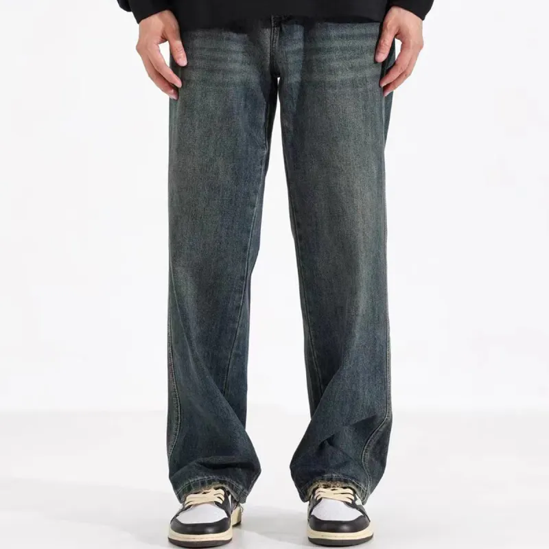NOOING Jeans Unisex Blue-2