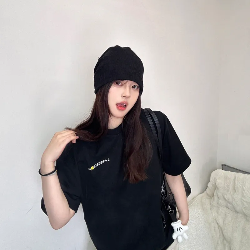 NOOING T Shirts Unisex Black-2