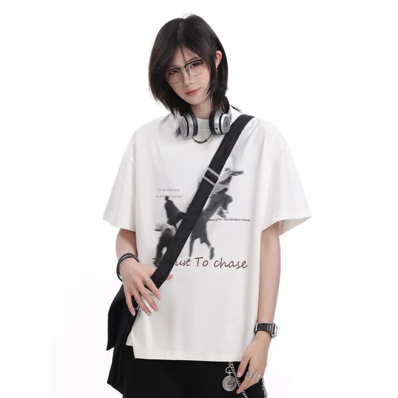 NOOING T Shirts Unisex White-2