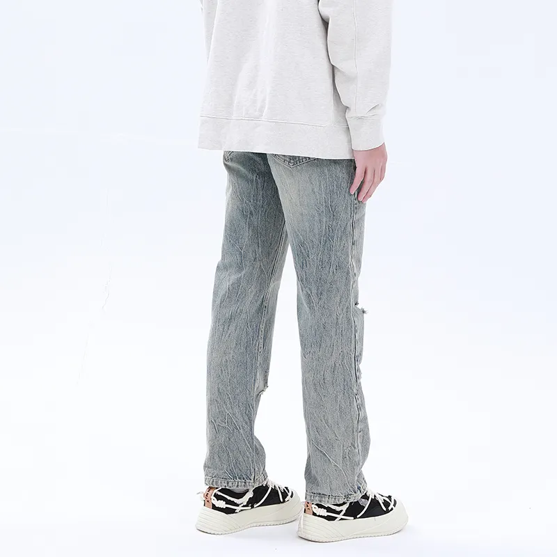 NOOING Jeans Unisex Yellow Mud-4