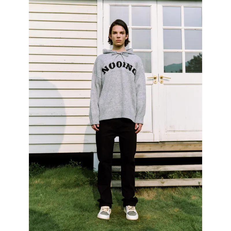 NOOING Knitwear Unisex Gray-6