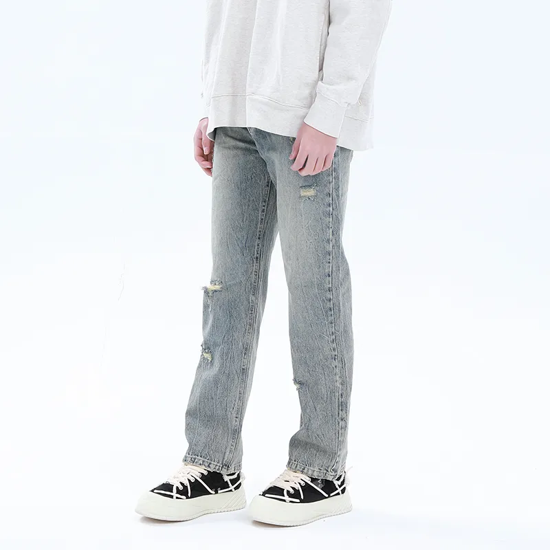 NOOING Jeans Unisex Yellow Mud-2