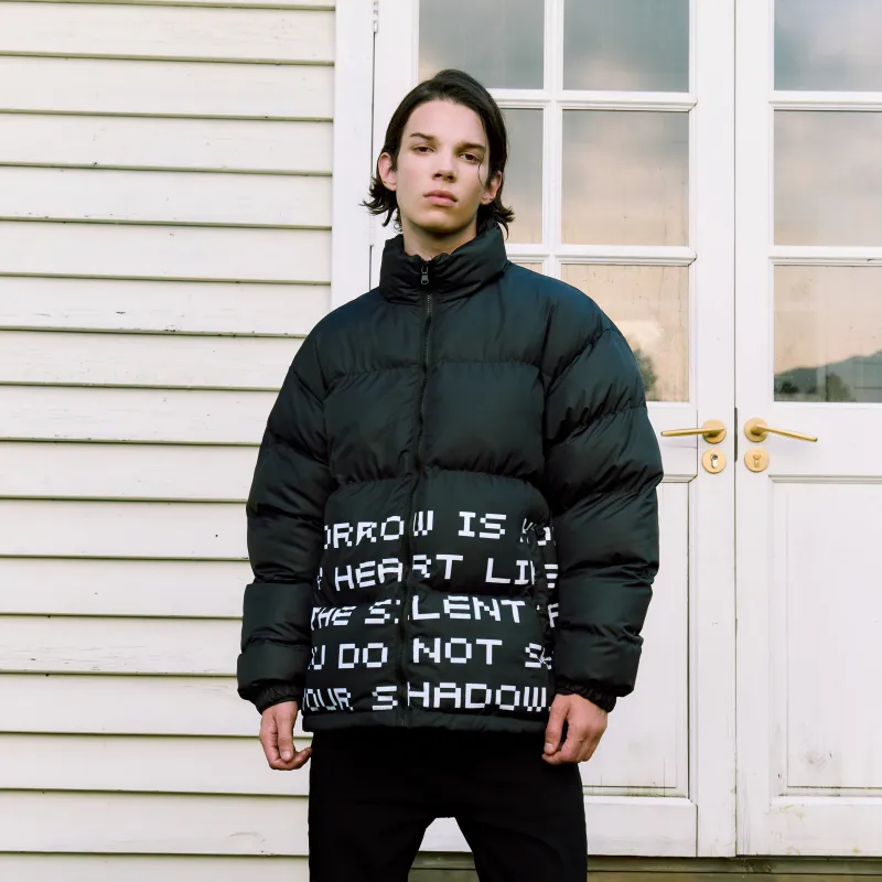 NOOING Puffer Jacket Unisex Black-7