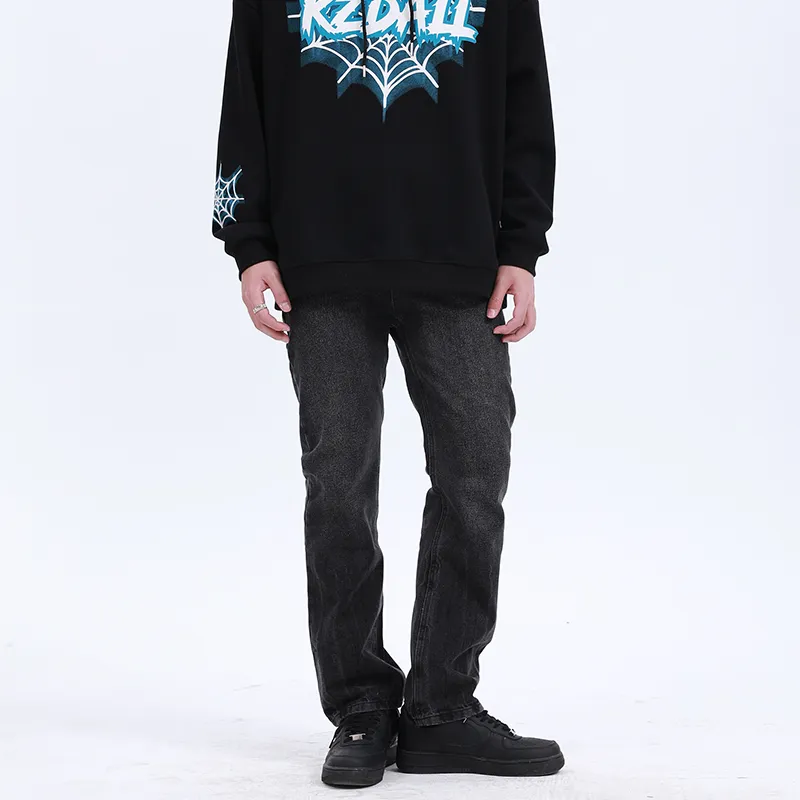 NOOING Jeans Unisex Black-4