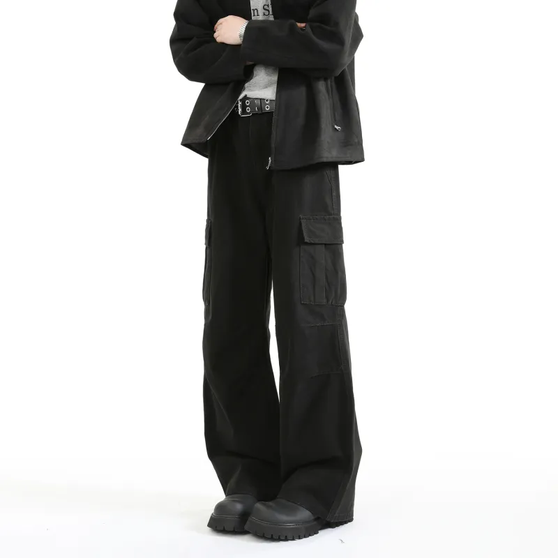 PAINT STAIN Casual Pants Unisex-19