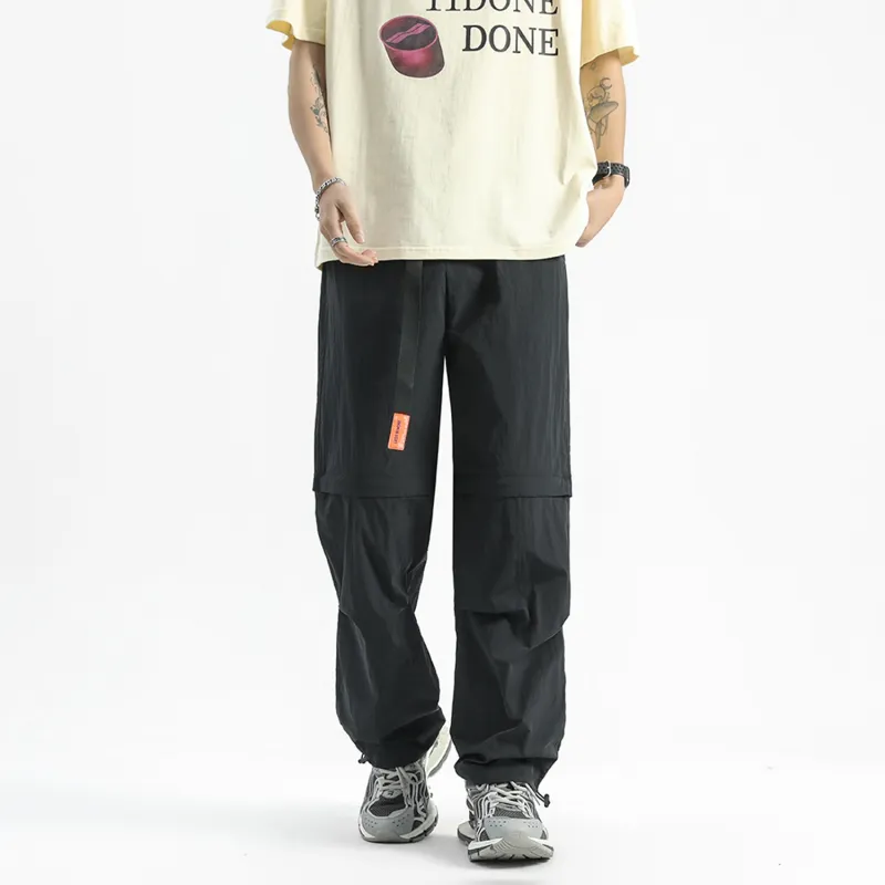 GROOL Casual Pants Unisex Black-3