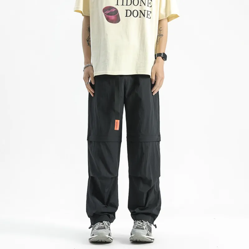 GROOL Casual Pants Unisex Black-2