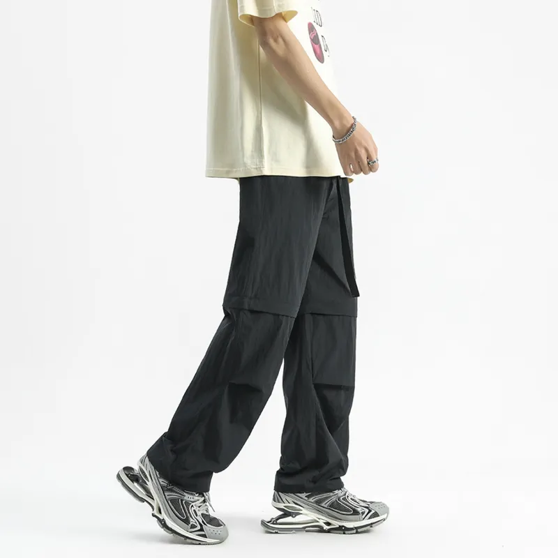GROOL Casual Pants Unisex Black-4