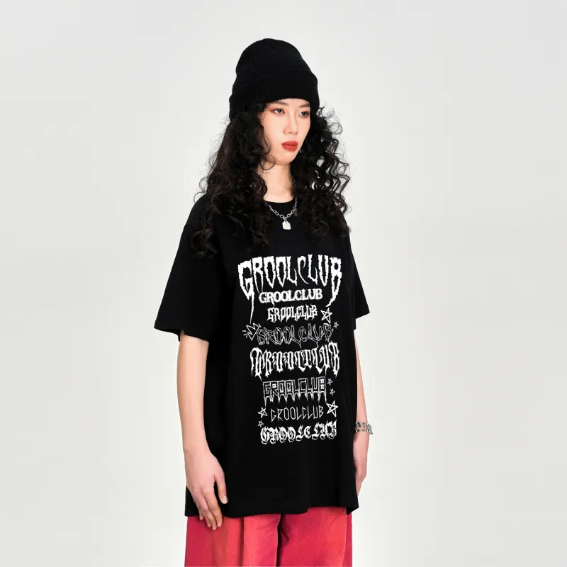 GROOL T-Shirts Unisex Black-5