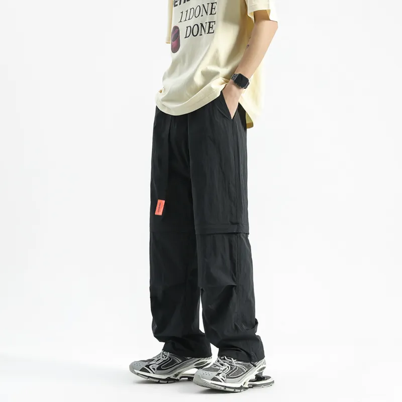 GROOL Casual Pants Unisex Black-5