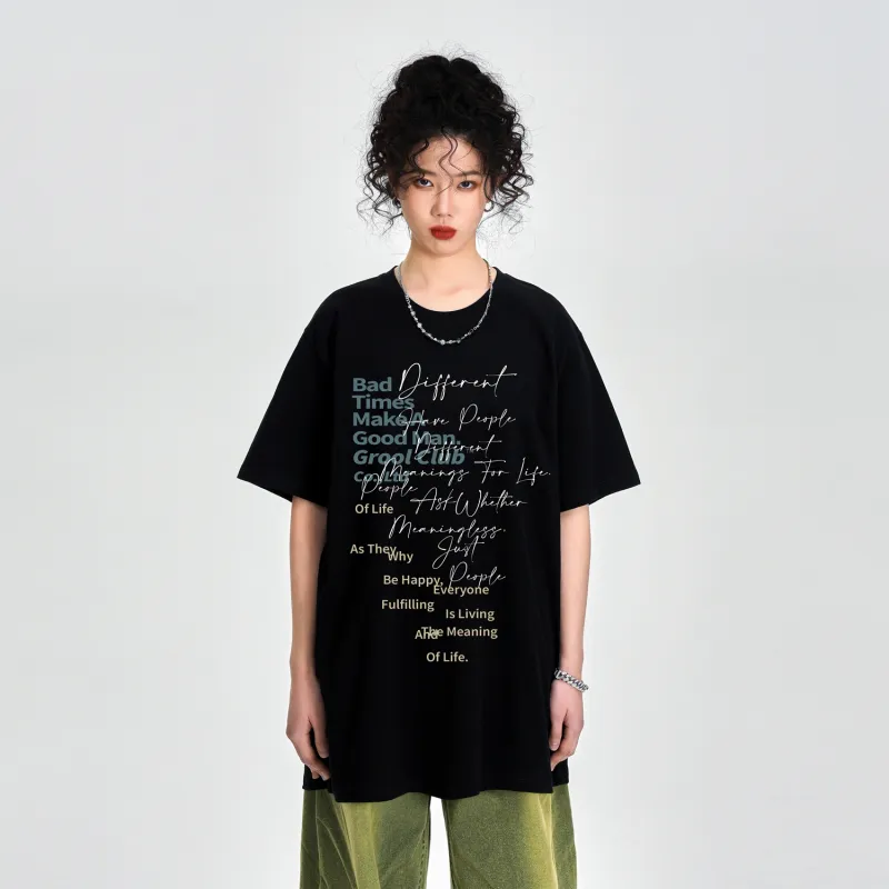 GROOL T-Shirts Unisex Black-2