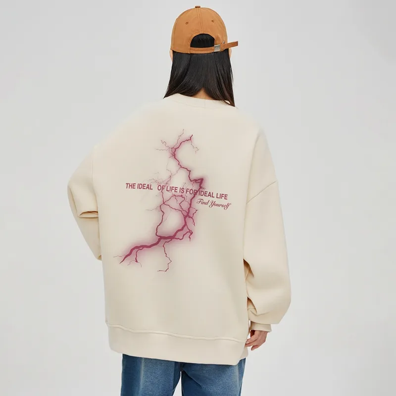 Find Yourself Sweatshirt Unisex White-6