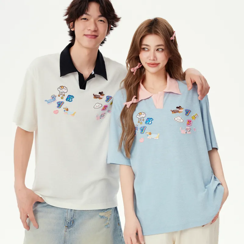 YK&YB Polo Shirts Unisex-2