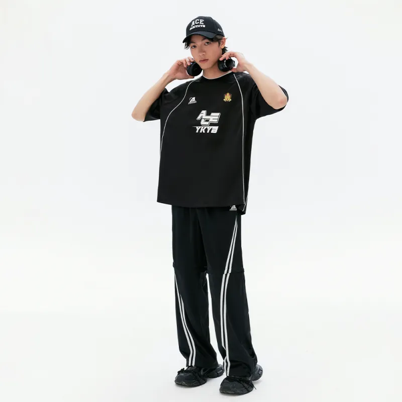 YK&YB Knitted Sweatpants Unisex Black-11