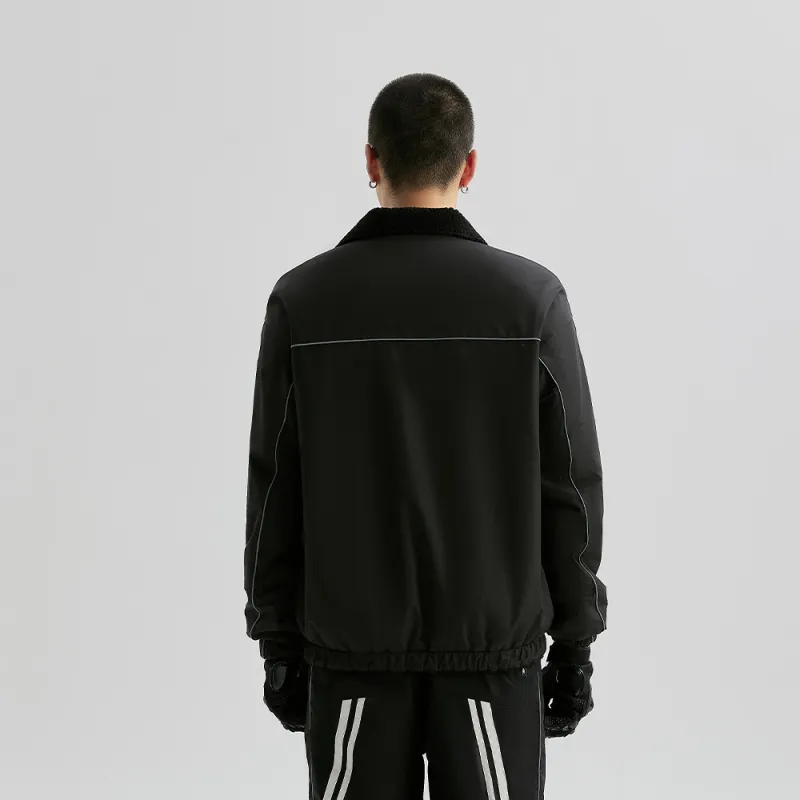 YK&YB Velvet Jackets Unisex Black-4