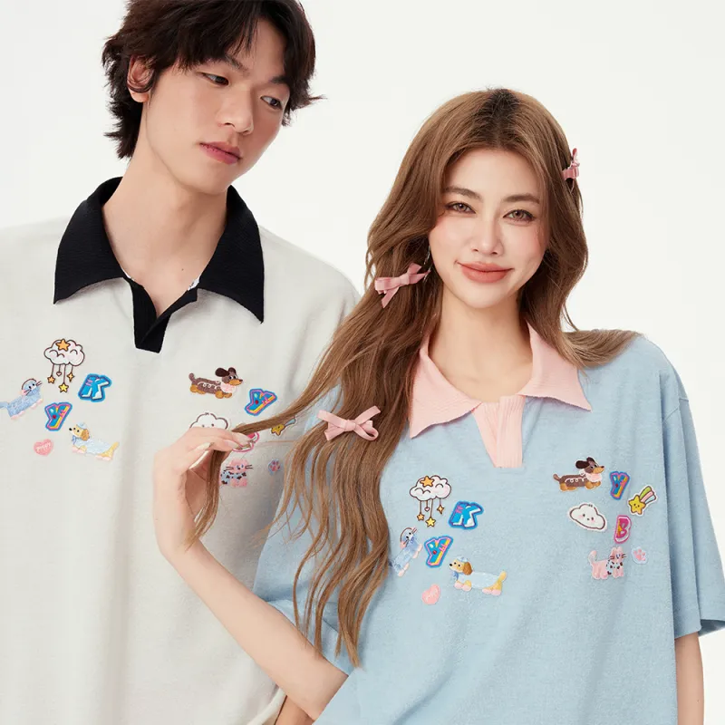YK&YB Polo Shirts Unisex-4