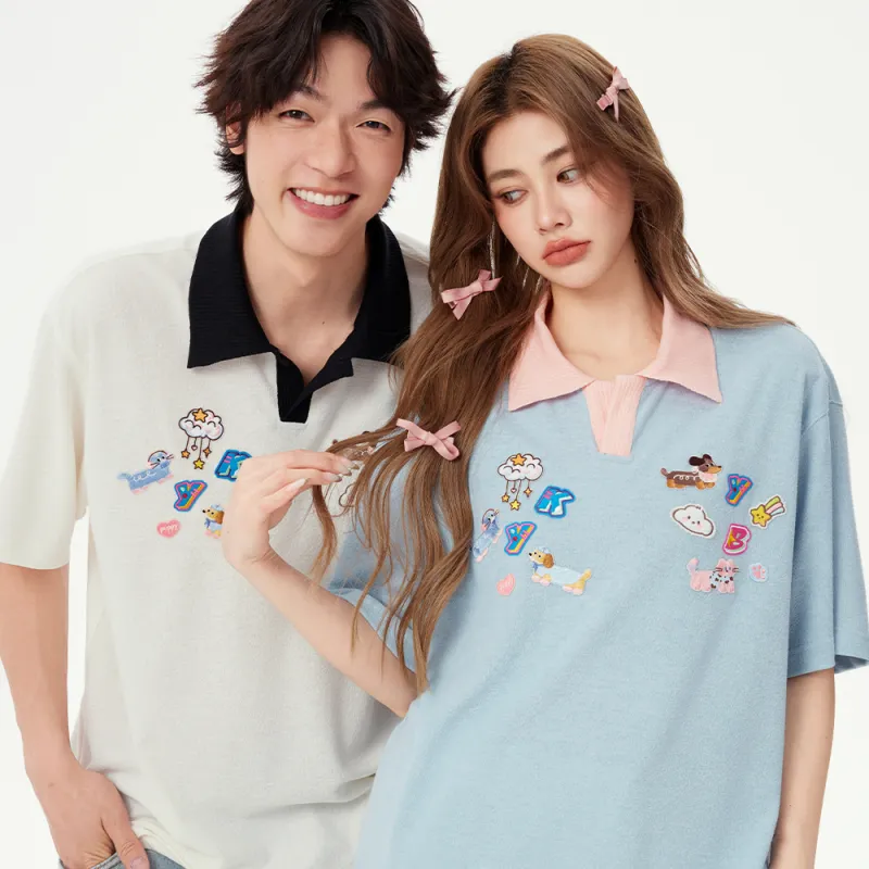 YK&YB Polo Shirts Unisex-3