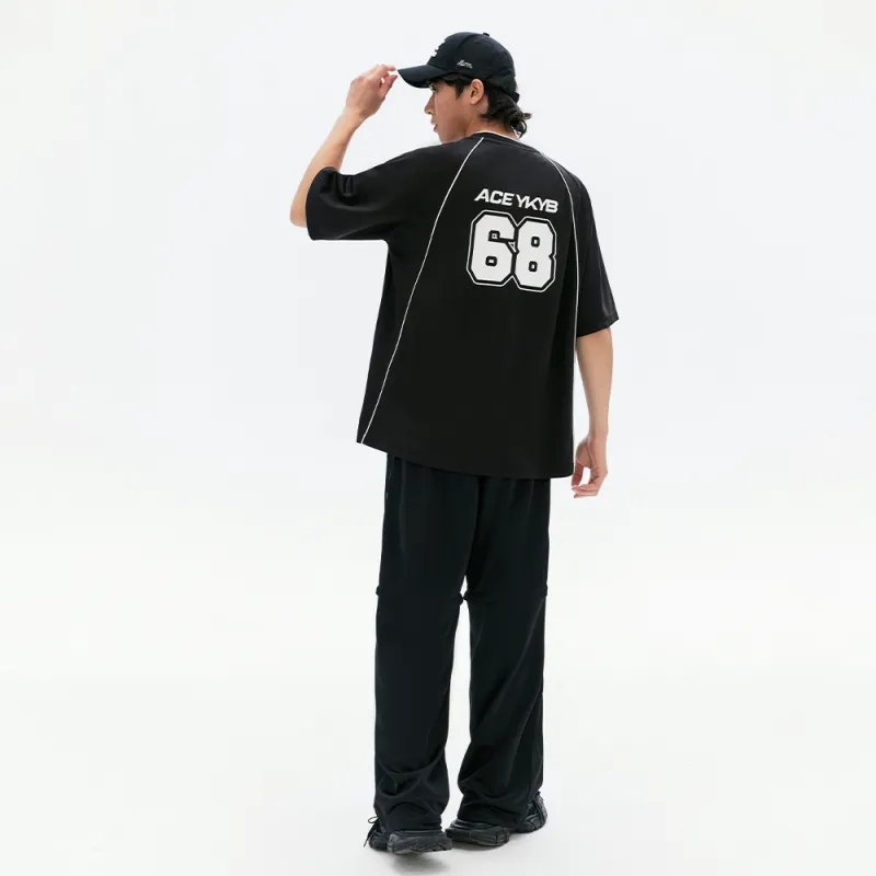 YK&YB Knitted Sweatpants Unisex Black-12