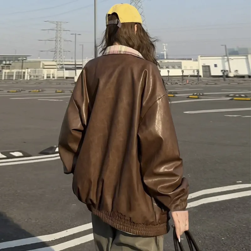 WANCHAO CP Leather Jacket Unisex-4